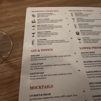 Telefèric Barcelona - Menu - Spanish Near Me - Scottsdale, Arizona Telefèric Barcelona - Menu - Spanish Near Me - Scottsdale, Arizona