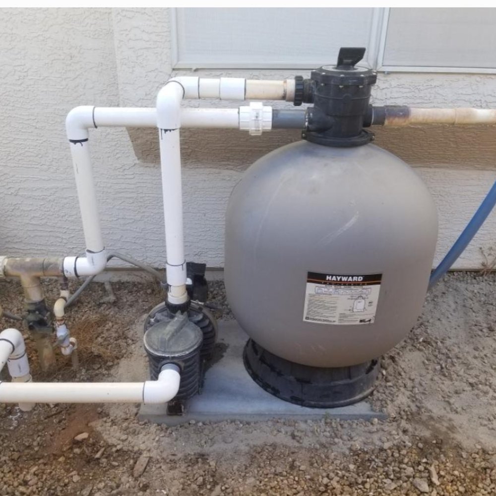 BlueZone Pools - After new pad and pipes. - Pool Cleaners Near Me - Gilbert, Arizona