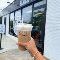 Black Crow Coffee - Pumpkin Latte with Foam!