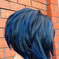 Haircut and color