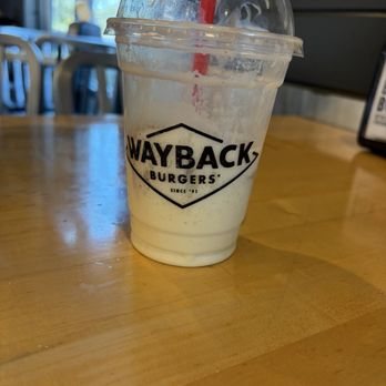 Wayback Burgers - BANANA CREAM PIE SHAKE - Burgers Near Me - Roseville, California Wayback Burgers - BANANA CREAM PIE SHAKE - Burgers Near Me - Roseville, California