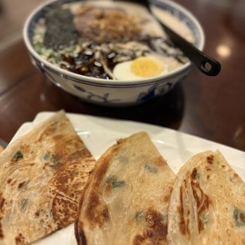 Noodle Kitchen - Crispy Scallion Pancake Tonkotsu Ramen - Chinese Near Me - Spring, Texas