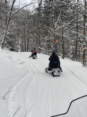 Snowmobile Vermont - Killington•Okemo Mountain Tour by null