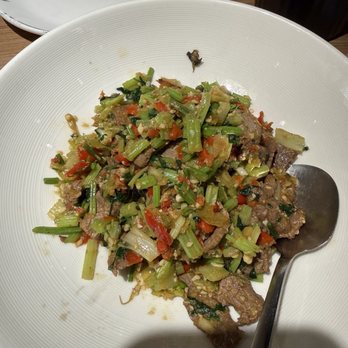 TAI ER Sichuan Cuisine - Spicy Stir-Fried Beef with Chili Pepper / 超下饭小炒牛肉+香米饭 - Szechuan Near Me - Flushing, New York