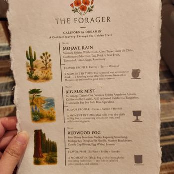 The Forager Bar - November Menu - Bartenders Near Me The Forager Bar - November Menu - Bartenders Near Me