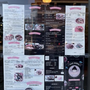 Kaohorm Kitchen - Menu - Thai Near Me - Sherman Oaks, California