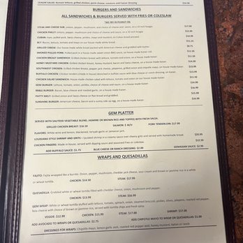 The Gem Eatery - Menu - Breakfast & Brunch Near Me - Margate, Florida The Gem Eatery - Menu - Breakfast & Brunch Near Me - Margate, Florida