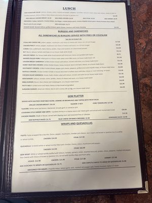 Menu photo 8 The Gem Eatery Margate, FL