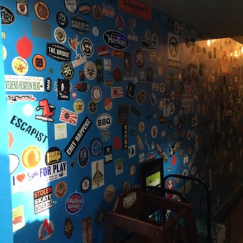Grinders Stonewall - Bumper sticker wall - Pizza Near Me - Lenexa, Kansas Grinders Stonewall - Bumper sticker wall - Pizza Near Me - Lenexa, Kansas