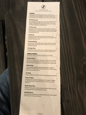 Menu photo 8 Kaweah Brewing Taproom and Restaurant Visalia, CA Menu photo 8 Kaweah Brewing Taproom and Restaurant Visalia, CA