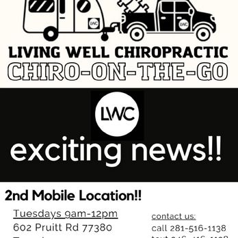 Living Well Chiropractic - Flyer - Chiropractors Near Me - Magnolia, Texas