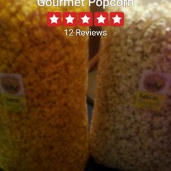 Popcorn Fetti Gourmet Popcorn - Excellent service, quality, & value. 2 XL bags of cheddar cheese + kettle popcorn for son's grad party $69.