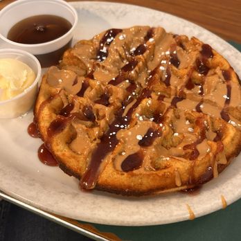 Manory's Restaurant - Peanut Butter and Jelly Waffles! - American Near Me - Troy, New York