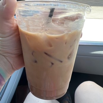 Lucky’s Coffee Roasters - Iced April kisses with oat milk - Coffee Roasteries Near Me - Upland, California