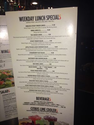 Menu photo 4 WINGERS Restaurant Elko, NV