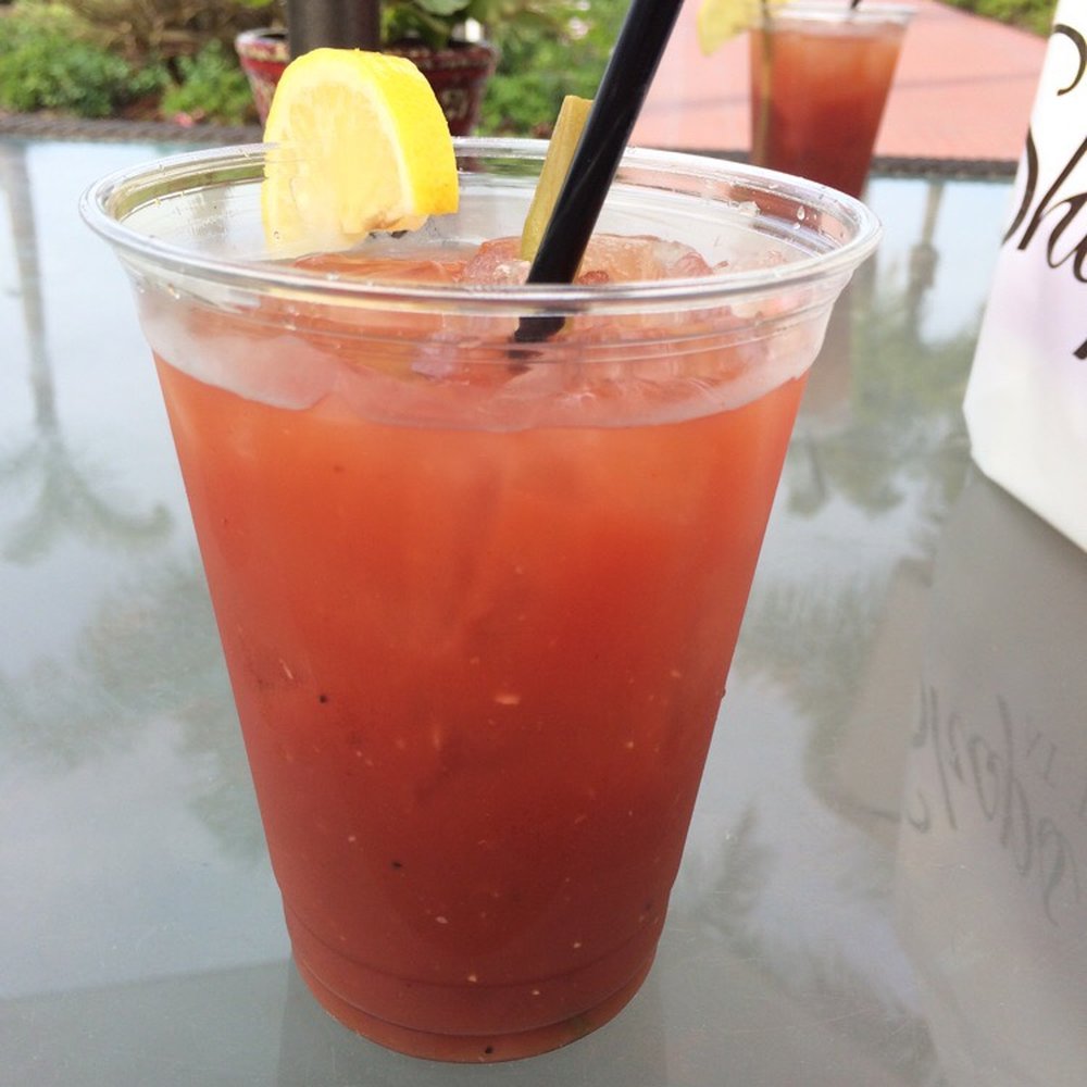 $36 for 2 Bloody Mary's served in a plastic cup and used off-brand pre-mix (gallon jug) $36 for 2 Bloody Mary's served in a plastic cup and used off-brand pre-mix (gallon jug)