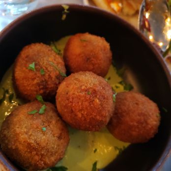 Celestine - Braised lamb croquettes - Mediterranean Near Me - Brooklyn, New York Celestine - Braised lamb croquettes - Mediterranean Near Me - Brooklyn, New York