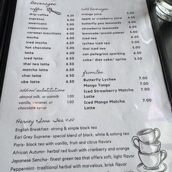 Tutu Lounge - Drink menu - Breakfast & Brunch Near Me - San Rafael, California