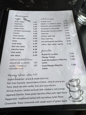 Menu photo 4 Tutu Lounge San Rafael, CA