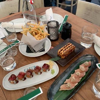 Catch - Parmesan Truffle Fries, Crunchy Rice Cakes, Cut Roll, - Sushi Bars Near Me - West Hollywood, California Catch - Parmesan Truffle Fries, Crunchy Rice Cakes, Cut Roll, - Sushi Bars Near Me - West Hollywood, California