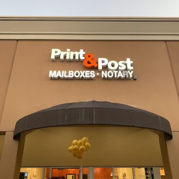 Print & Post - Storefront - Print & Post - Mailbox Centers Near Me - Aventura, Florida