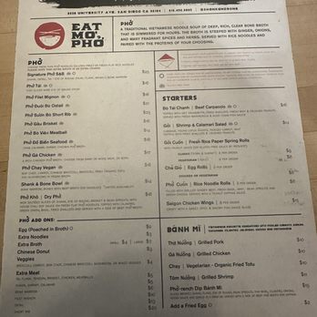Shank & Bone - Menu - October 2024 - Vietnamese Near Me - San Diego, California Shank & Bone - Menu - October 2024 - Vietnamese Near Me - San Diego, California