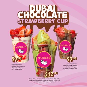 Mamita’s Marquesitas - strawberry cup menu - Desserts Near Me - New York, New York Mamita’s Marquesitas - strawberry cup menu - Desserts Near Me - New York, New York