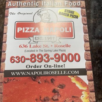 Pizza Napoli - Menu - Pizza Near Me - Roselle, Illinois Pizza Napoli - Menu - Pizza Near Me - Roselle, Illinois