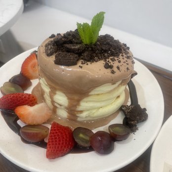 Nostimo Cafe & Tea - Nutella soufflé pancake - Coffee & Tea Near Me - Westminster, California Nostimo Cafe & Tea - Nutella soufflé pancake - Coffee & Tea Near Me - Westminster, California