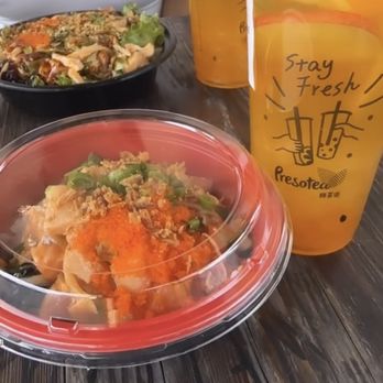 Presotea - Signature fruit tea with aloe - Bubble Tea Near Me - Anaheim, California