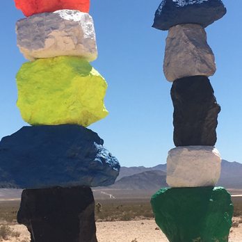Seven Magic Mountains - Public Art Near Me - Las Vegas, Nevada