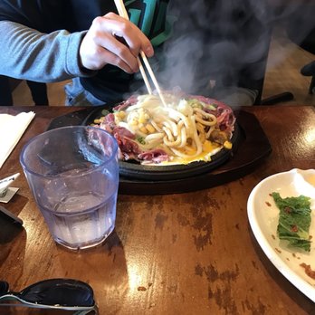 Pepper Lunch USA - #4 beef, corn, and udon noodles with curry powder - Teppanyaki Near Me - Milpitas, California