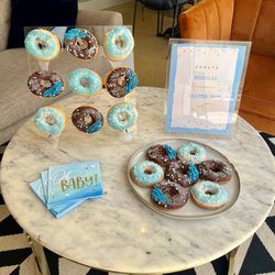 Grace Donuts - Regular donuts (left) & gluten free (plate)