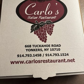Carlo's Restaurant - Italian Near Me - Yonkers, New York
