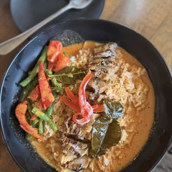 CoCoCurry - Khao soi with grilled oyster mushroom - Thai Near Me - San Diego, California CoCoCurry - Khao soi with grilled oyster mushroom - Thai Near Me - San Diego, California