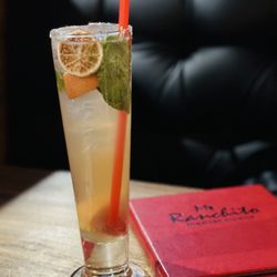 Mi Ranchito - Paloma was served with fresh grapefruit!