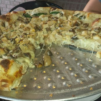 Wise Guys Pizzeria - Bianca pizza with spinach substitute instead of onion - Pizza Near Me - Grapevine, Texas Wise Guys Pizzeria - Bianca pizza with spinach substitute instead of onion - Pizza Near Me - Grapevine, Texas