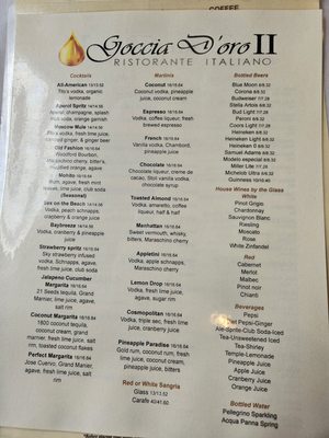 Menu photo 3 Goccia D'oro ll Lindenhurst, NY