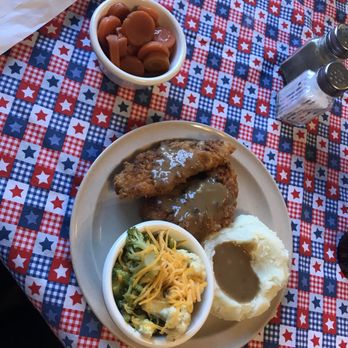 MJ’s Tinbox Cafe - Our chicken tenders, mashed potatoes, steamed broccoli, and skillet carrots! - Cafes Near Me - Mountainburg, Arkansas MJ’s Tinbox Cafe - Our chicken tenders, mashed potatoes, steamed broccoli, and skillet carrots! - Cafes Near Me - Mountainburg, Arkansas