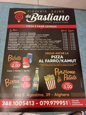 Menu photo 2 Pizzeria Sant'agostino Alghero, SS