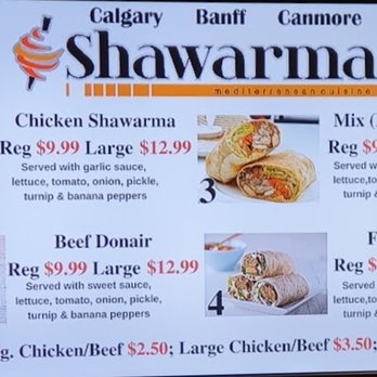 Canmore Shawarma - Menu - Middle Eastern Near Me - Canmore, Alberta Canmore Shawarma - Menu - Middle Eastern Near Me - Canmore, Alberta