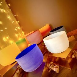 The Holistic Healing Center - They have the most beautiful colored singing bowls!