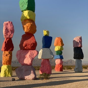 Seven Magic Mountains - Public Art Near Me - Las Vegas, Nevada