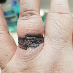 BlackRose Tattoo - Ivan did a GREAT JOB on my ring finger tattoo