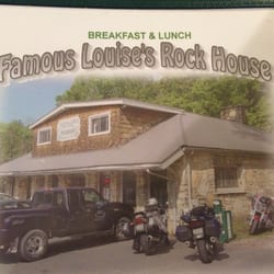 Famous Louises Rockhouse - Menu cover