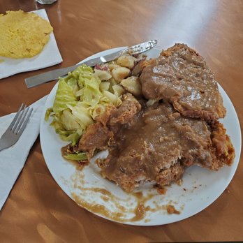 Scales Cafe - Pork chops, cabbage, and potatoes. - Breakfast & Brunch Near Me - McDade, Texas