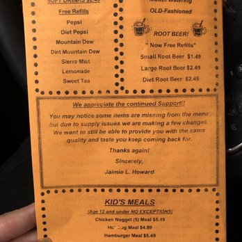 B & K Drive In - a hand holding a ticket - Burgers Near Me - Knox, Indiana B & K Drive In - a hand holding a ticket - Burgers Near Me - Knox, Indiana