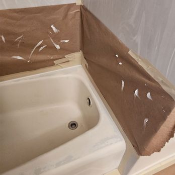 Oahu Tub Experts - Prep work prior to reglazing surface. - Refinishing Services Near Me - Honolulu, Hawaii