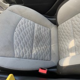 Seat stains passenger side Seat stains passenger side