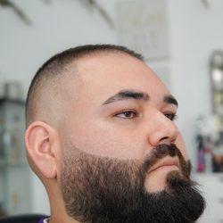 Stay Faded Hair & Makeup Studio - Mid Fade With Faded Beard By Carlos